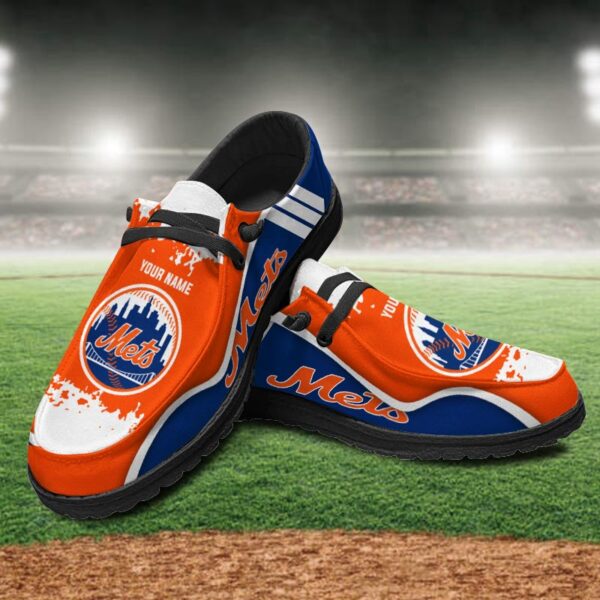 Tubopro New York Mets Hey Dude Shoes For Men And Women - Image 2