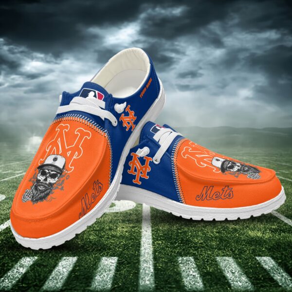 Tubopro New York Mets Personalized Hey Dude Shoes For Men And Women