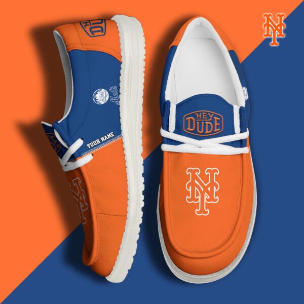 Tubopro New York Mets Personalized Hey Dude Shoes For Men And Women - Image 2