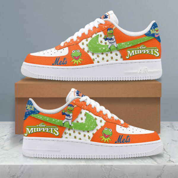 Tubopro New York Mets x The Muppets Air Low-Top Sneakers Shoes For Men And Women - Image 3