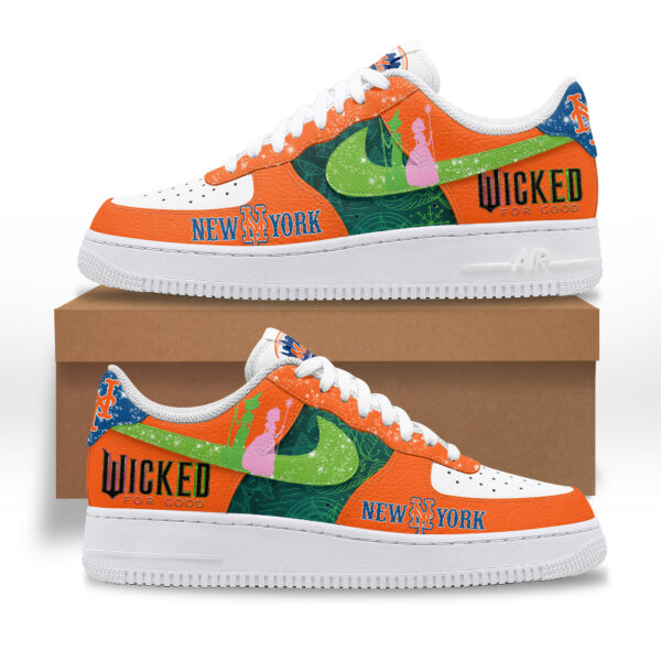Tubopro New York Mets x Wicked Air Low-Top Sneakers Shoes For Men And Women - Image 2