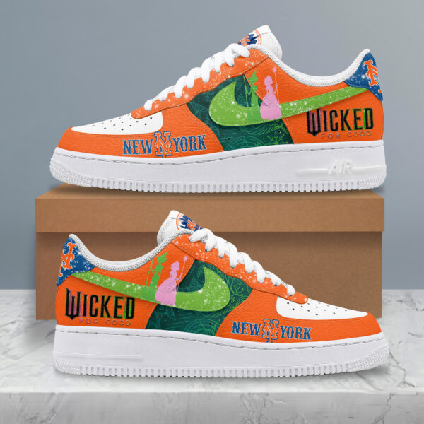 Tubopro New York Mets x Wicked Air Low-Top Sneakers Shoes For Men And Women - Image 3