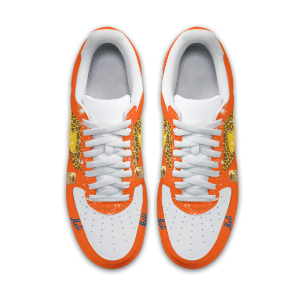 Tubopro New York Mets x Winnie the Pooh Air Low-Top Sneakers Shoes For Men And Women - Image 5