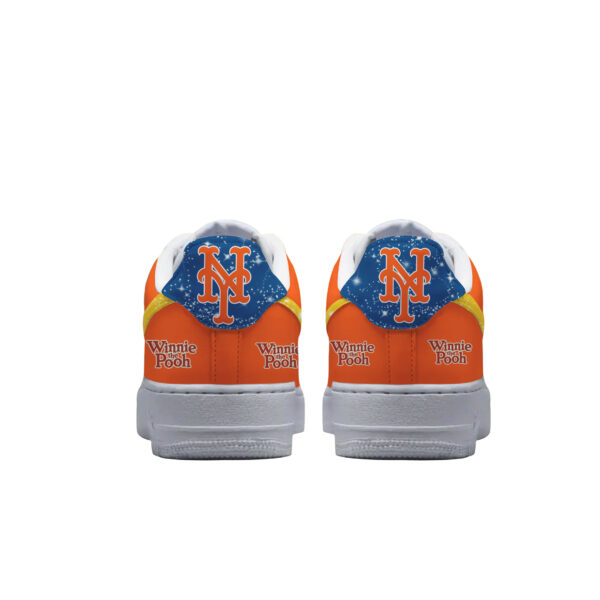 Tubopro New York Mets x Winnie the Pooh Air Low-Top Sneakers Shoes For Men And Women - Image 4