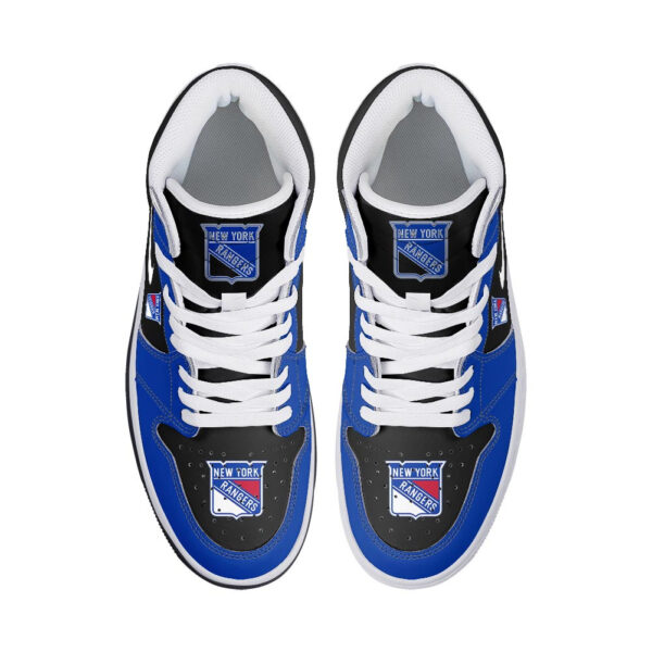 Tubopro New York Rangers AJ1 High Sneakers Shoes For Men And Women - Image 3