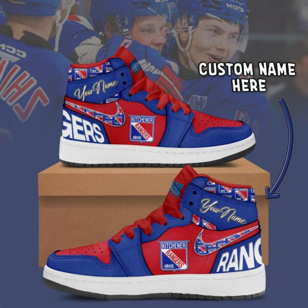 Tubopro New York Rangers AJ1 High Sneakers Shoes For Men And Women