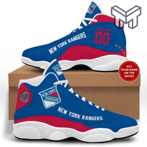 Tubopro New York Rangers AJ13 Sneakers Shoes For Men And Women