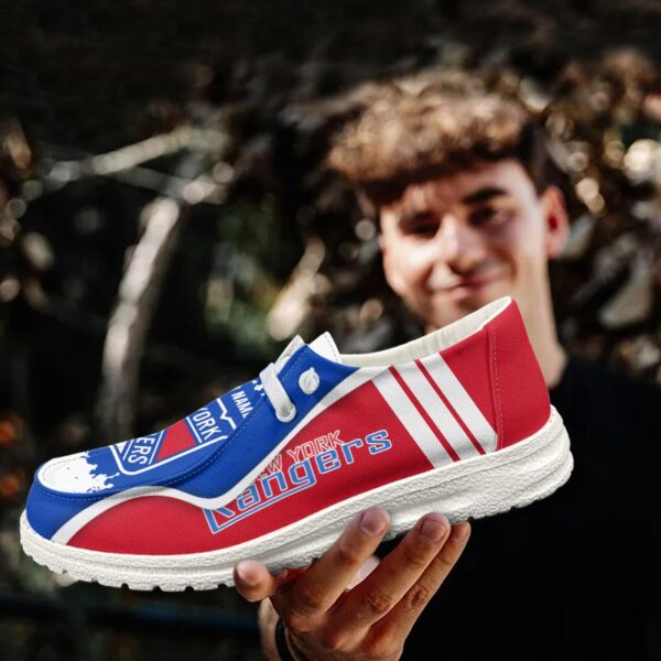 Tubopro New York Rangers Hey Dude Shoes For Men And Women - Image 3