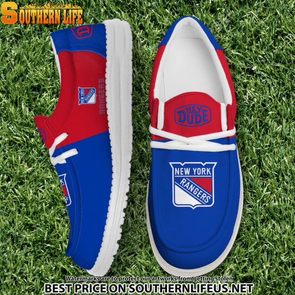 Tubopro New York Rangers Personalized Hey Dude Shoes For Men And Women