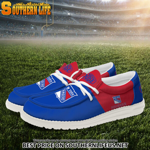 Tubopro New York Rangers Personalized Hey Dude Shoes For Men And Women - Image 2