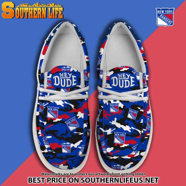 Tubopro New York Rangers Personalized Hey Dude Shoes For Men And Women