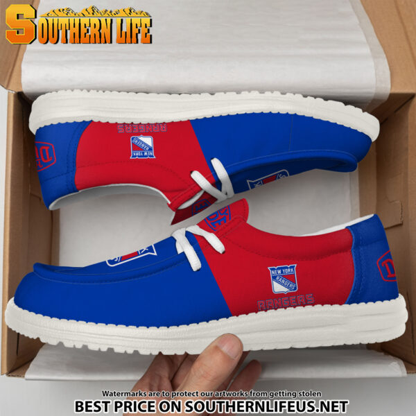 Tubopro New York Rangers Personalized Hey Dude Shoes For Men And Women - Image 3