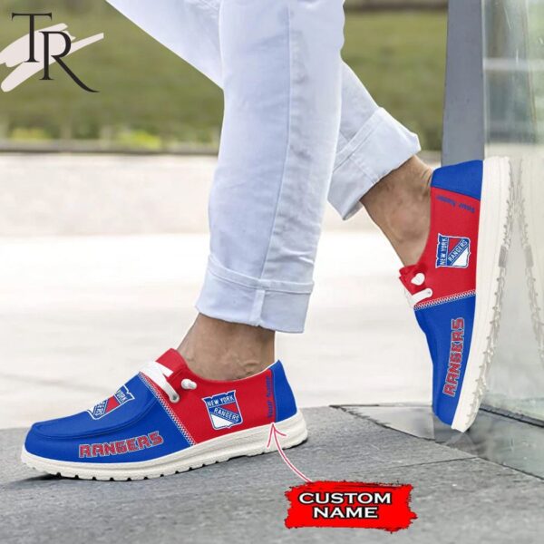 Tubopro New York Rangers Personalized Hey Dude Shoes For Men And Women - Image 2