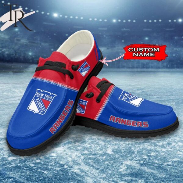 Tubopro New York Rangers Personalized Hey Dude Shoes For Men And Women - Image 4