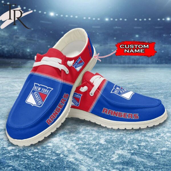 Tubopro New York Rangers Personalized Hey Dude Shoes For Men And Women