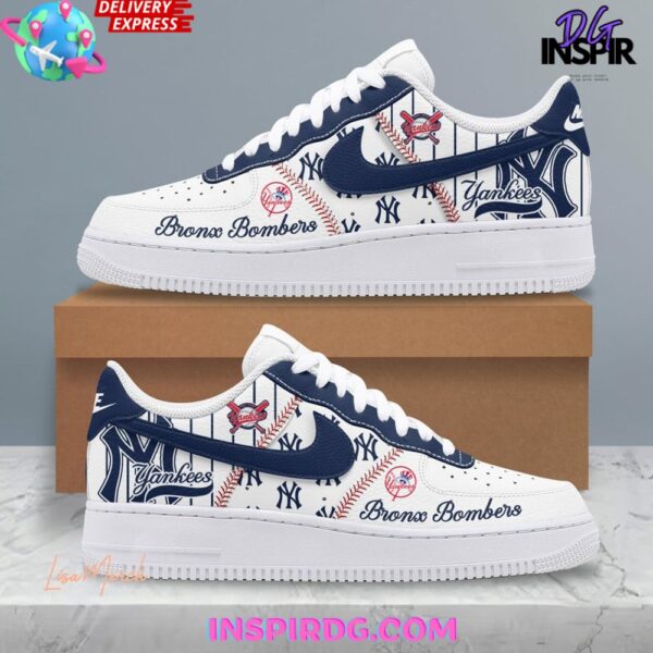 Tubopro New York Yankees Air Low-Top Sneakers Shoes For Men And Women - Image 2
