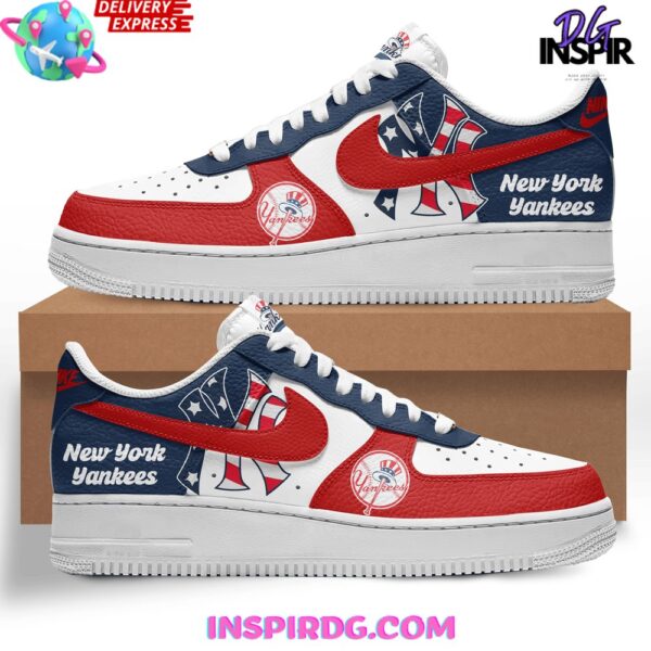 Tubopro New York Yankees Air Low-Top Sneakers Shoes For Men And Women - Image 2