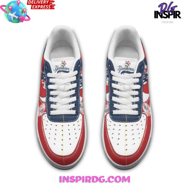 Tubopro New York Yankees Air Low-Top Sneakers Shoes For Men And Women - Image 4