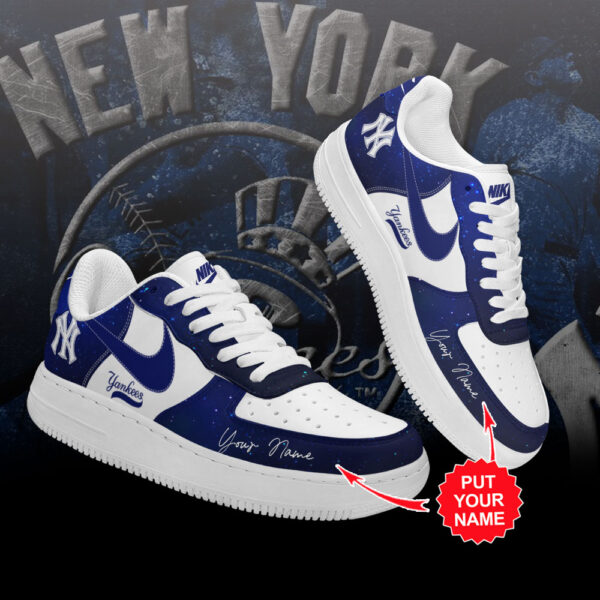 Tubopro New York Yankees Air Low-Top Sneakers Shoes For Men And Women - Image 2
