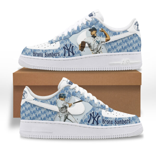 Tubopro New York Yankees Air Low-Top Sneakers Shoes For Men And Women - Image 2