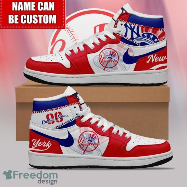 Tubopro New York Yankees AJ1 High Sneakers Shoes For Men And Women