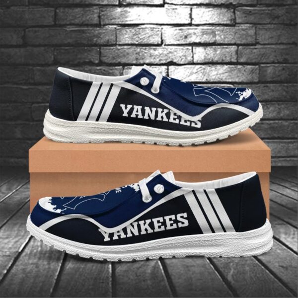 Tubopro New York Yankees Hey Dude Shoes For Men And Women - Image 5
