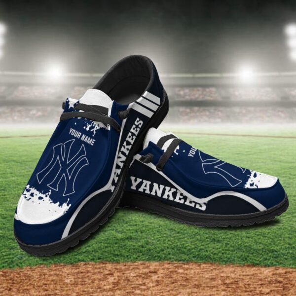 Tubopro New York Yankees Hey Dude Shoes For Men And Women - Image 2
