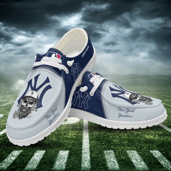 Tubopro New York Yankees Personalized Hey Dude Shoes For Men And Women