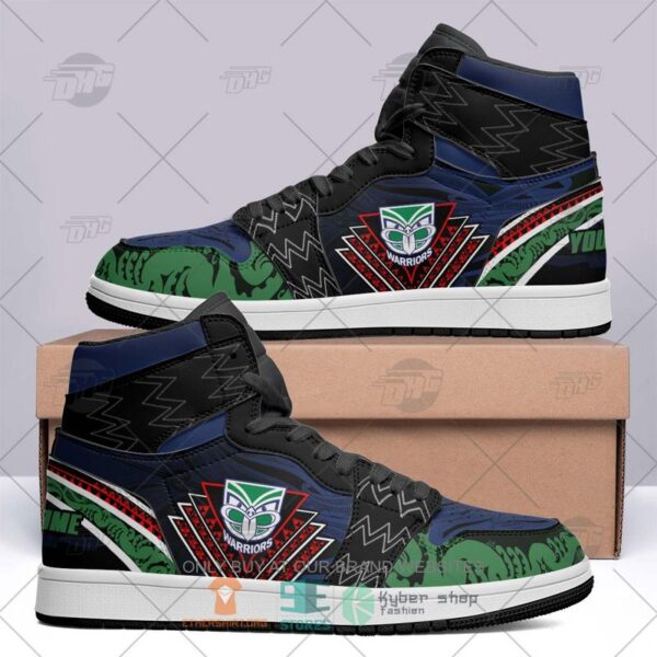 Tubopro New Zealand Warriors NRL AJ1 High Sneakers Shoes For Men And Women