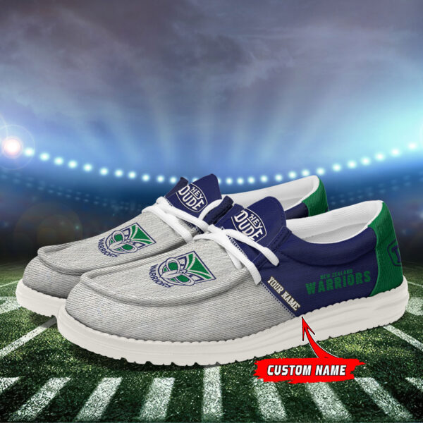 Tubopro New Zealand Warriors Personalized Hey Dude Shoes For Men And Women - Image 3