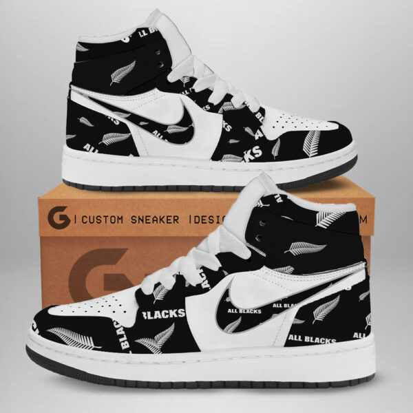 Tubopro New Zealand x Rugby World Cup AJ1 High Sneakers Shoes For Men And Women