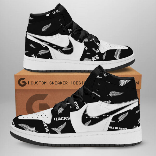 Tubopro New Zealand x Rugby World Cup AJ1 High Sneakers Shoes For Men And Women