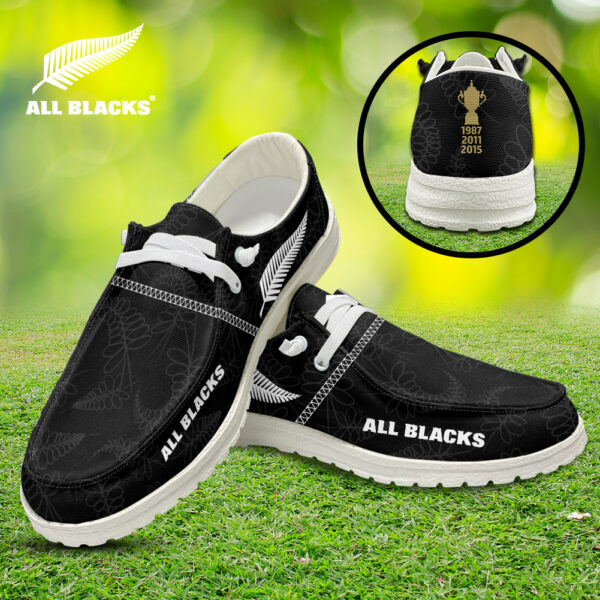 Tubopro New Zealand x Rugby World Cup Personalized Hey Dude Shoes For Men And Women - Image 2