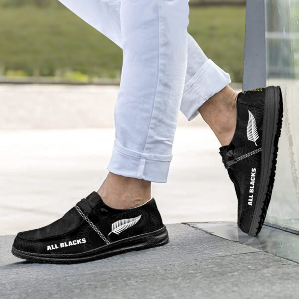 Tubopro New Zealand x Rugby World Cup Personalized Hey Dude Shoes For Men And Women - Image 3