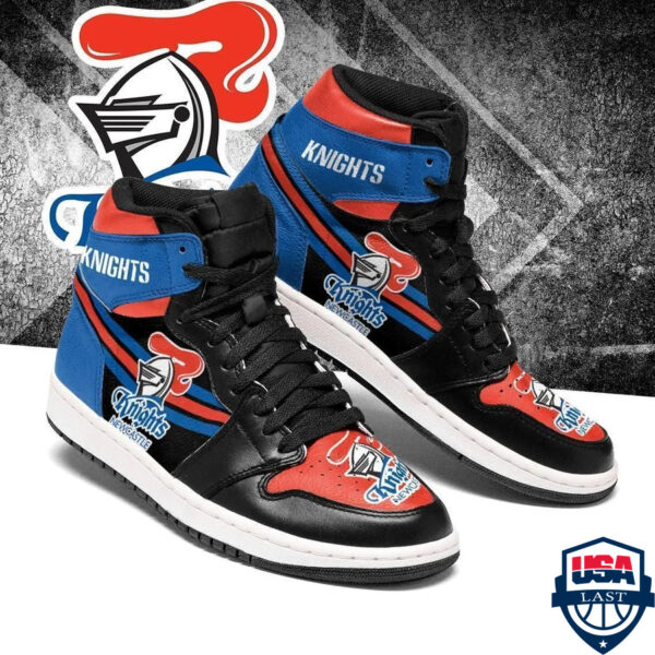 Tubopro Newcastle Knights NRL AJ1 High Sneakers Shoes For Men And Women