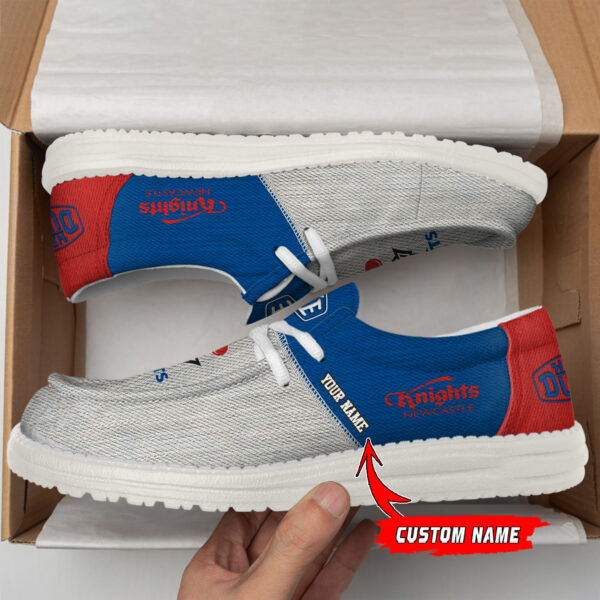 Tubopro Newcastle Knights Personalized Hey Dude Shoes For Men And Women - Image 2