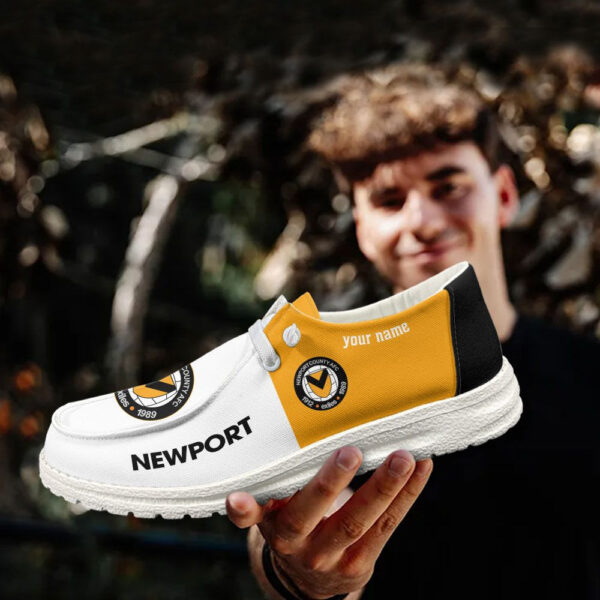 Tubopro Newport County Personalized Hey Dude Shoes For Men And Women - Image 2
