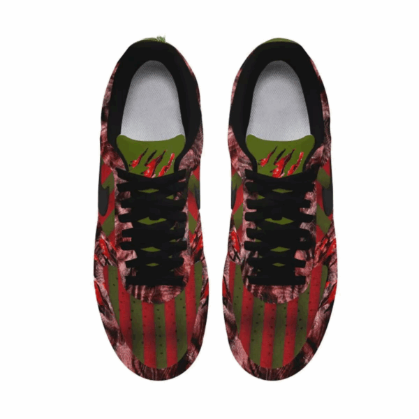 Tubopro Nightmare On Elm Street Air Low-Top Sneakers Shoes For Men And Women - Image 4