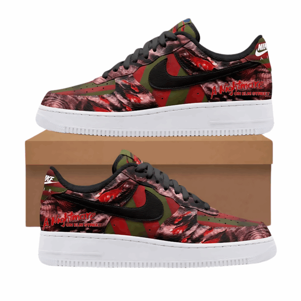 Tubopro Nightmare On Elm Street Air Low-Top Sneakers Shoes For Men And Women - Image 3