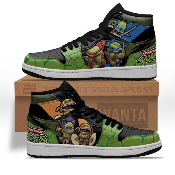 Tubopro Ninja Turtles AJ1 High Sneakers Shoes For Men And Women - Image 2