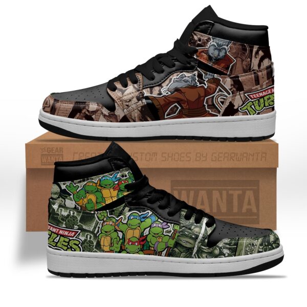 Tubopro Ninja Turtles AJ1 High Sneakers Shoes For Men And Women - Image 2