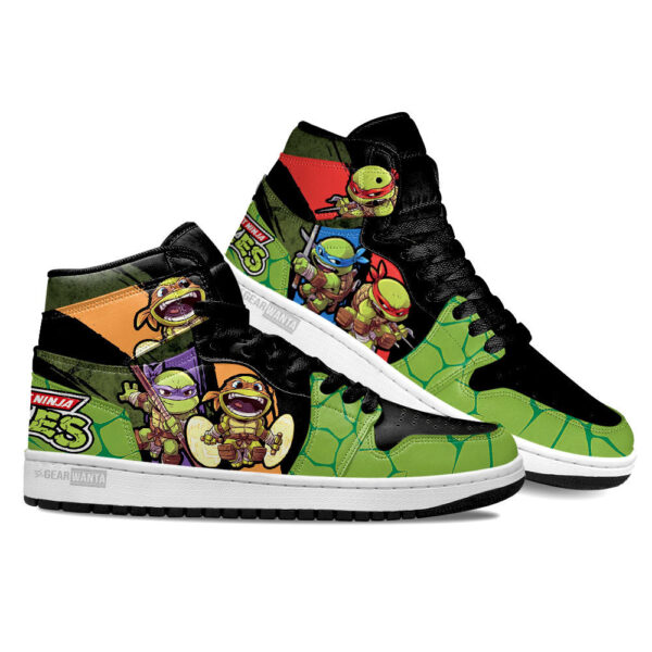 Tubopro Ninja Turtles AJ1 High Sneakers Shoes For Men And Women