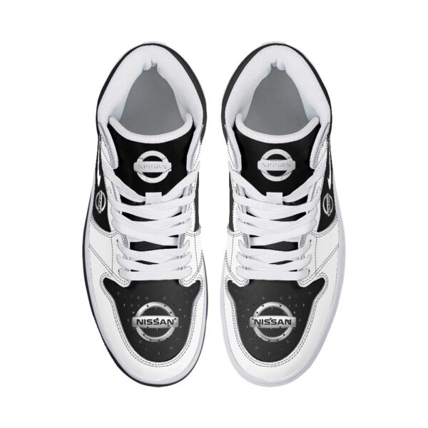 Tubopro Nissan Trucks AJ1 High Sneakers Shoes For Men And Women - Image 3