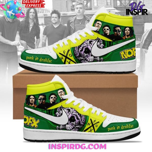 Tubopro NOFX Punk in Drublic AJ1 High Sneakers Shoes For Men And Women