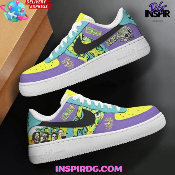 Tubopro NOFX Punk Rock Air Low-Top Sneakers Shoes For Men And Women - Image 2
