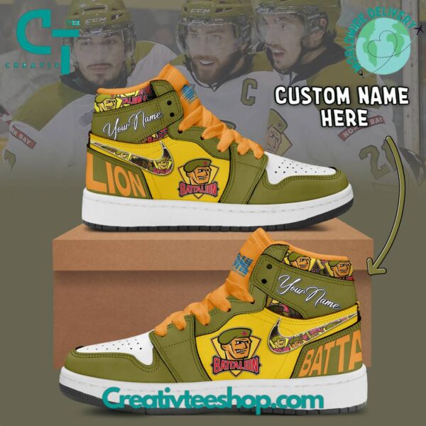 Tubopro North Bay Battalion AJ1 High Sneakers Shoes For Men And Women