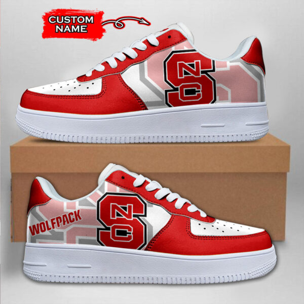 Tubopro North Carolina State Wolfpack NCAA Air Low-Top Sneakers Shoes For Men And Women