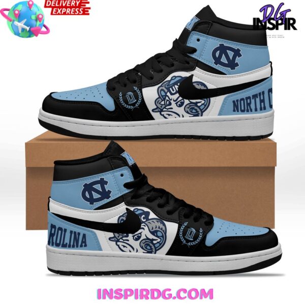 Tubopro North Carolina Tar Heel High Sneakers Shoes For Men And Women - Image 2