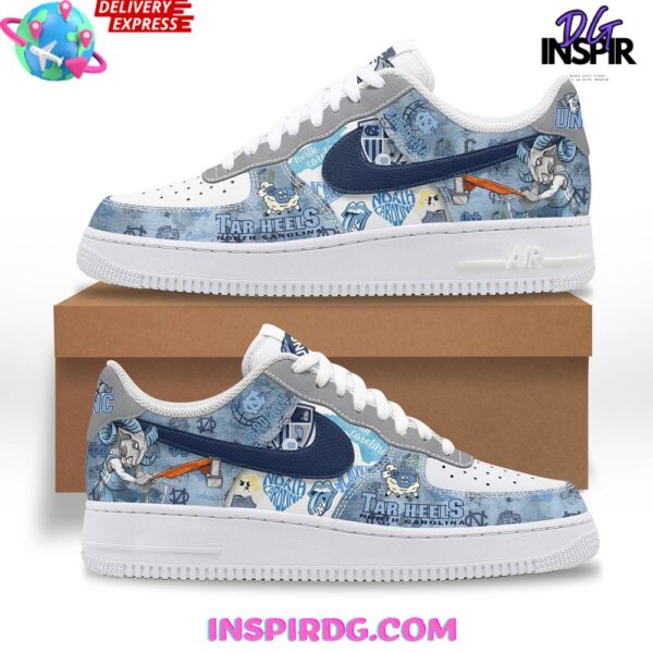 Tubopro North Carolina Tar Heels Air Low-Top Sneakers Shoes For Men And Women - Image 2