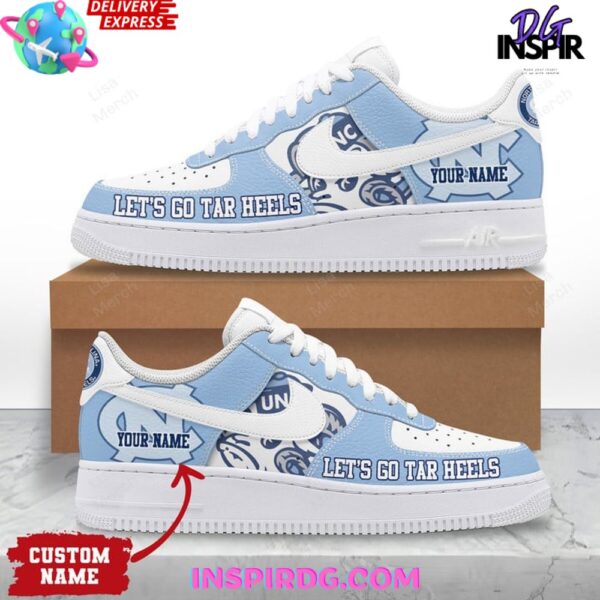 Tubopro North Carolina Tar Heels Air Low-Top Sneakers Shoes For Men And Women - Image 2